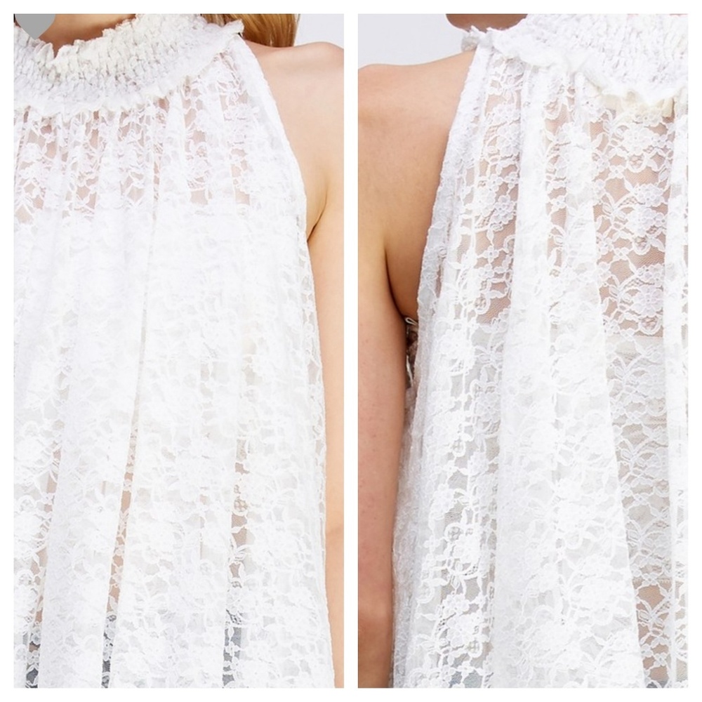 Kimmie lace mock neck tank - Picture 3 of 6